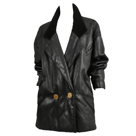 chanel leather vest|chanel coats for women.